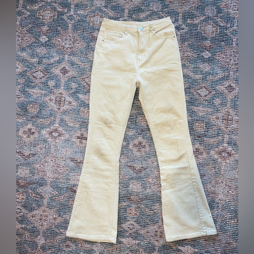Corduroy Flare Pants (Shein)
